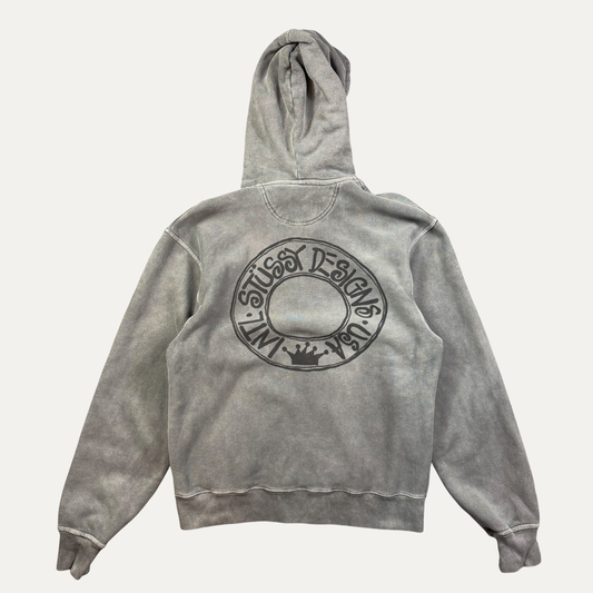 Stussy Buana Pigment Dyed Zip-Up Hoodie