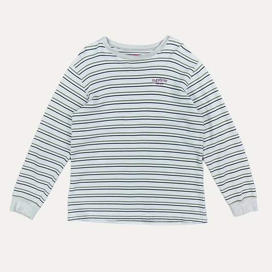 Supreme Stripe Long-Sleeve T-Shirt