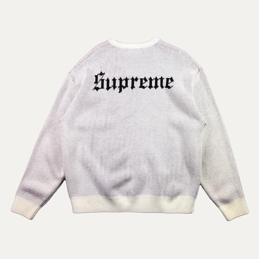 Supreme Snow White Crewneck Sweatshirt