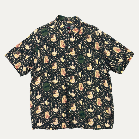 Supreme X Hysteric Glamour Blurred Girls Button Up Shirt
