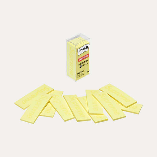 Supreme Yellow Post It Notes