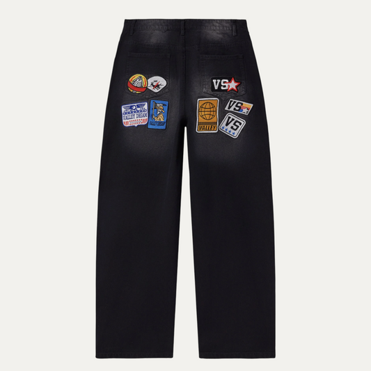 Vale Forever 1980's Black Painters Pants