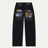 Vale Forever 1980's Black Painters Pants