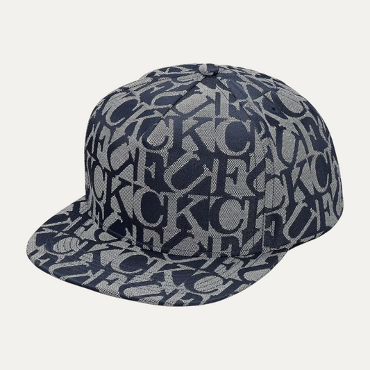 Supreme Fuck Jacquard 5-Panel Navy