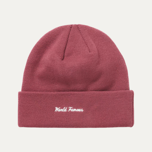 Supreme New Era Box Logo Beanie Plum