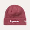 Supreme New Era Box Logo Beanie Plum