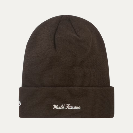Supreme New Era Box Logo Beanie Brown