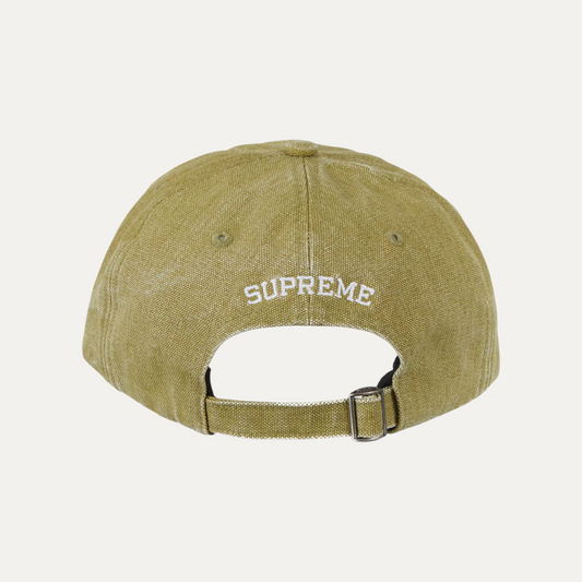 Supreme Pigment Coated S Logo 6-Panel Beige