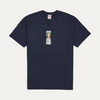 Supreme Prayer Card Box Logo Tee Navy