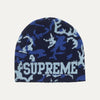 Supreme Reversible Camo Beanie Blue