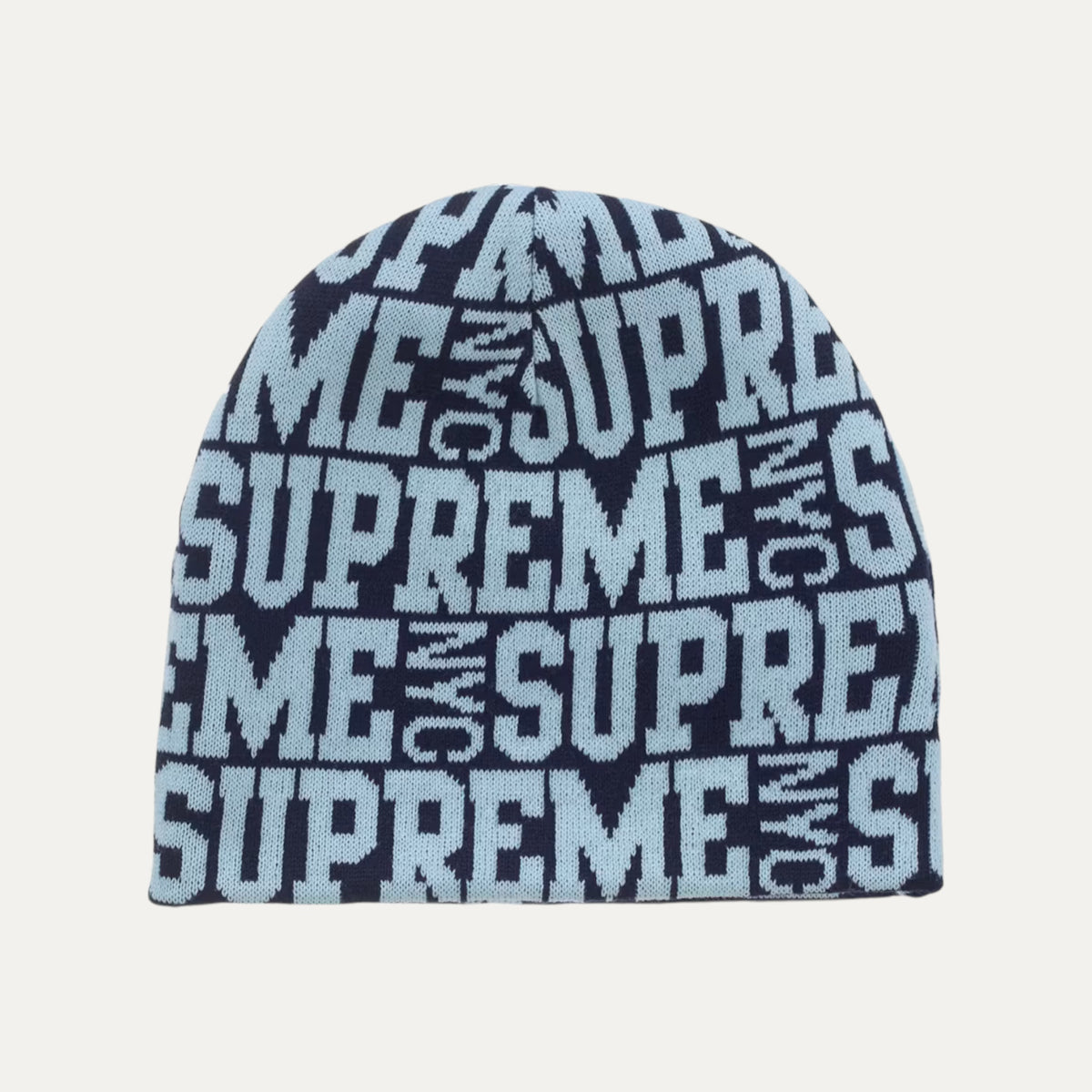 Supreme Reversible Camo Beanie Blue