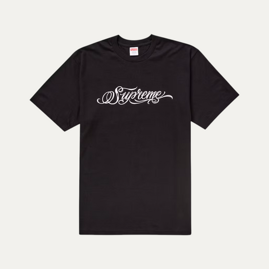 Supreme Script Tee Black