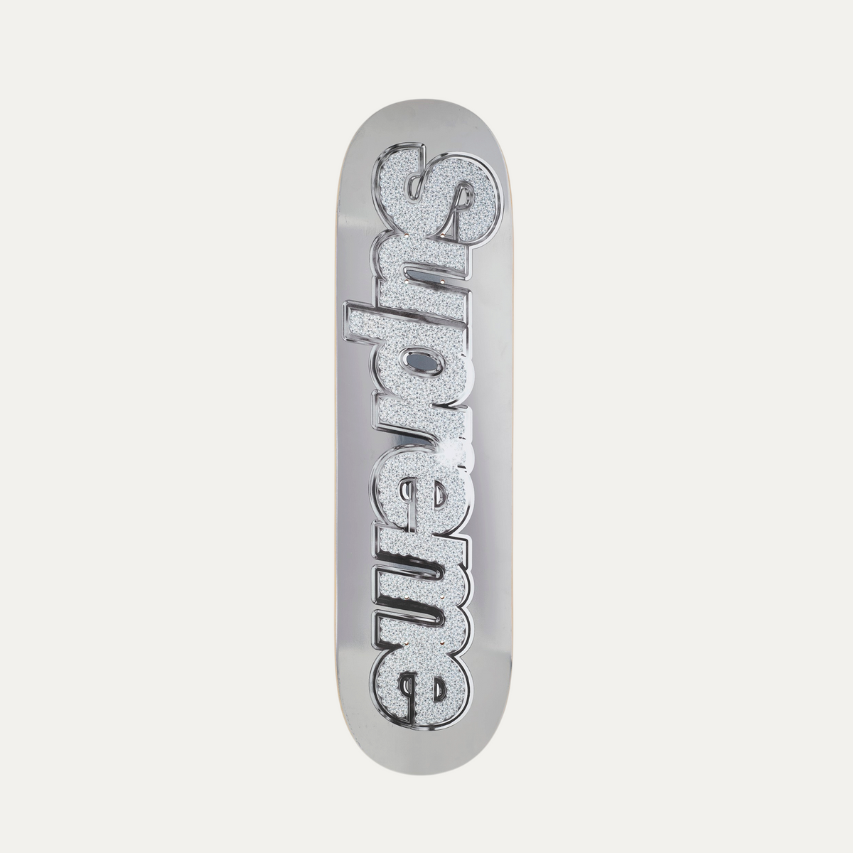 Supreme Silver Bling Skateboard