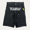 Awful Lotta Cough Syrup Denim Shorts