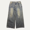 Vale Rhinestone Baggy Denim Jean