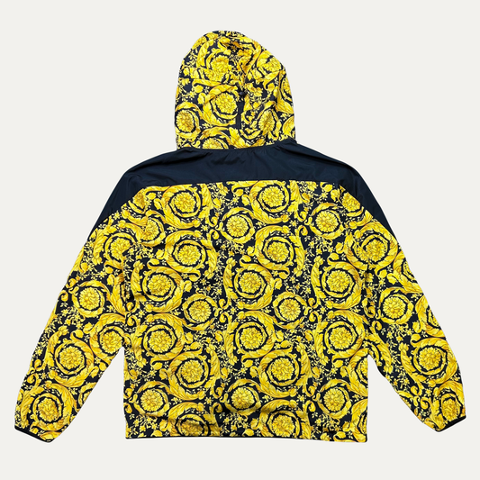 Versace Barocco Windbreaker Quarter Zip Jacket