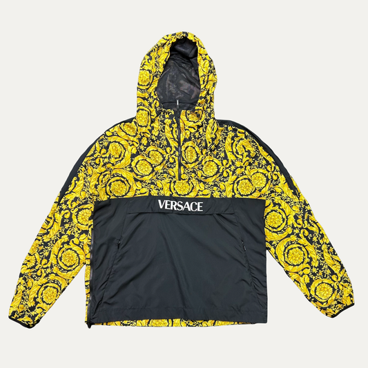 Versace Barocco Windbreaker Quarter Zip Jacket