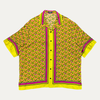Versace La Greca Silk Button Up Shirt