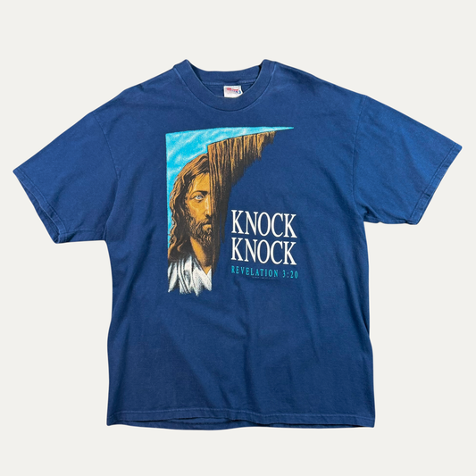 Vintage 90s Jesus Knock Knock T-Shirt