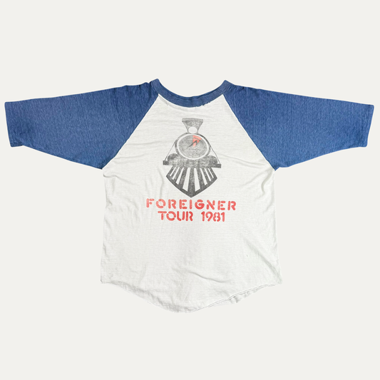 Vintage 1981 Foreigner Tour Raglan T-Shirt