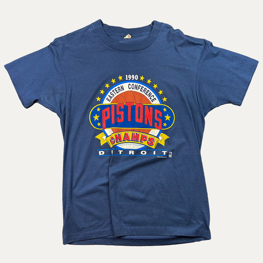 Vintage 1990 Detroit Pistons Eastern Conference Champions T-Shirt