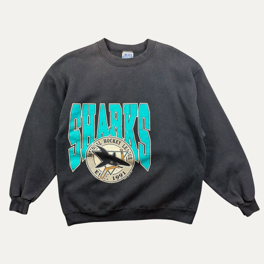 Vintage 1991 San Jose Sharks Crewneck Sweatshirt