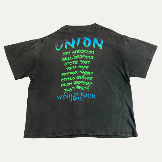 Vintage 1991 Yes Union World Tour T-Shirt