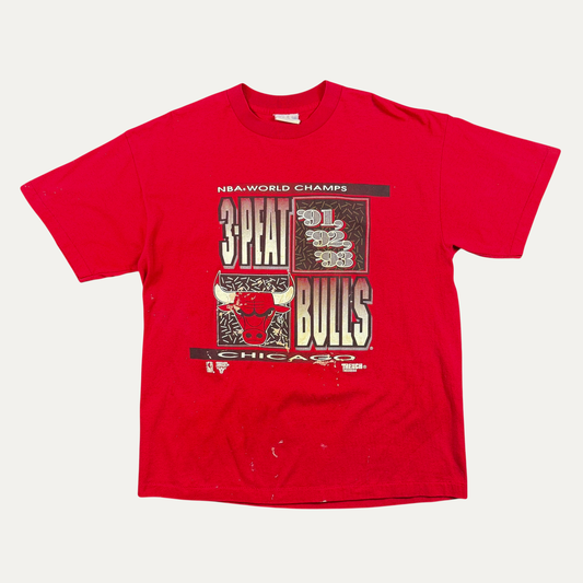 Vintage 1993 Chicago Bulls 3 Peat T-Shirt