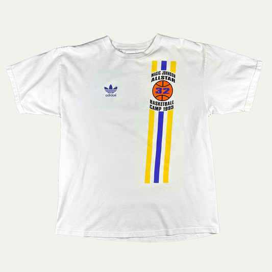 Vintage 1995 Adidas Magic Johnson Allstar Basketball Camp T-Shirt
