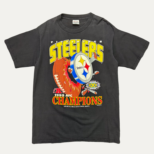 Vintage 1995 Pittsburgh Steelers AFC Champions T-Shirt