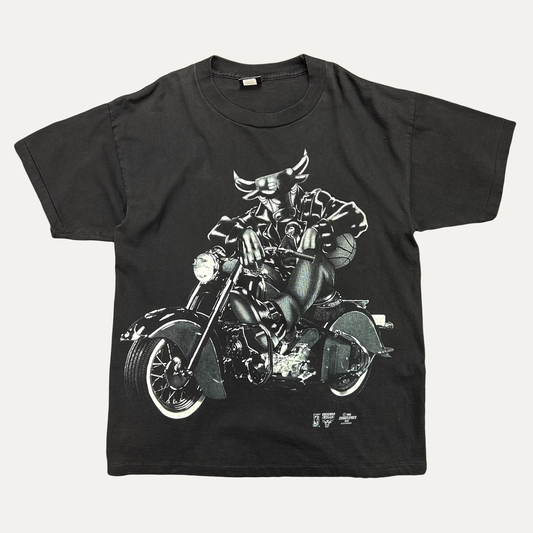 Vintage 1996 Chicago Bulls Motorcycle T-Shirt