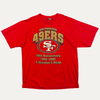 Vintage 1996 San Francisco 49ers 5 Decades 5 Rings T-Shirt