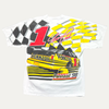 Vintage 1998 Steve Park Pennzoil Nascar AOP T-Shirt
