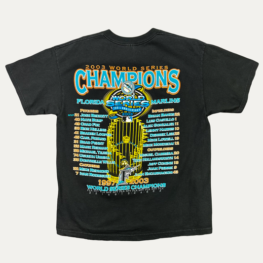 Vintage 2003 Florida Marlins World Series Champions T-Shirt