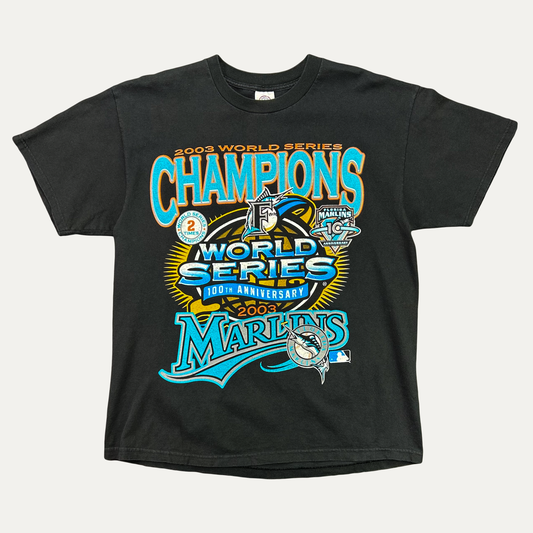 Vintage 2003 Florida Marlins World Series Champions T-Shirt