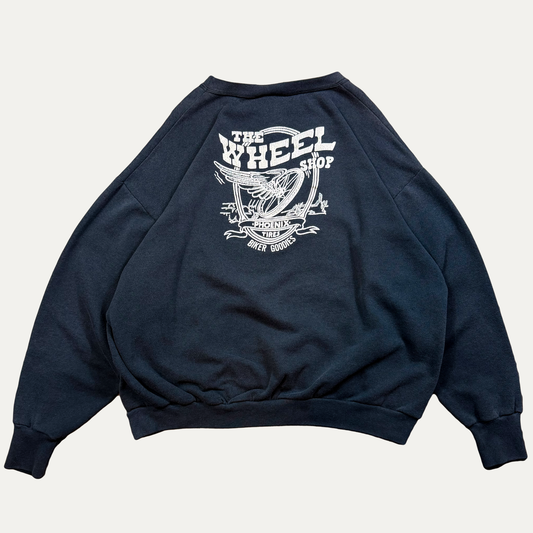 Vintage 90s American Biker Crewneck Sweatshirt