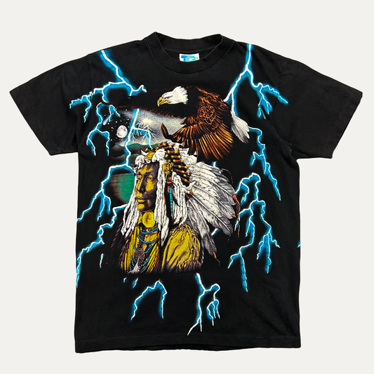 Vintage 90's American Thunder Native Eagle T-Shirt