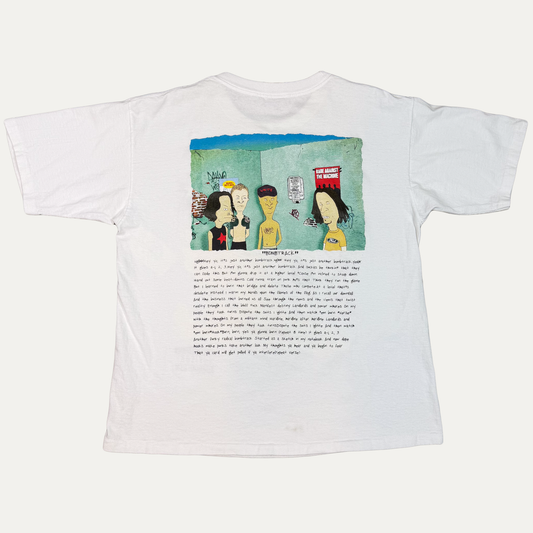 Vintage 90s Beavis & Butthead X Rage Against The Machine T-Shirt