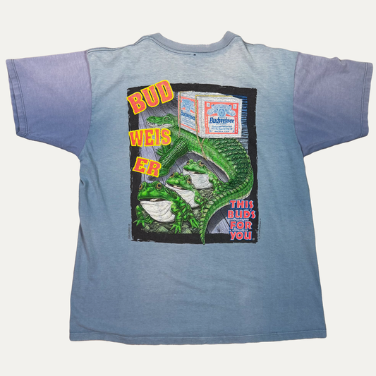 Vintage 90s Budweiser Alligator T-Shirt
