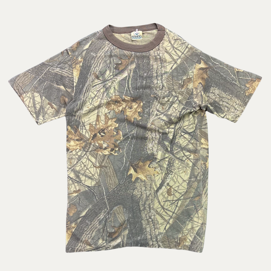 Vintage 90s Camo Pocket T-Shirt