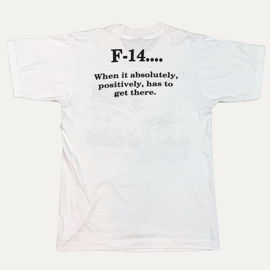 Vintage 90s F-14 Plane T-Shirt