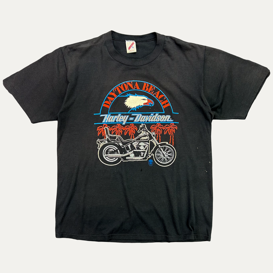 Vintage 80s Daytona Beach Harley Davidson T-Shirt