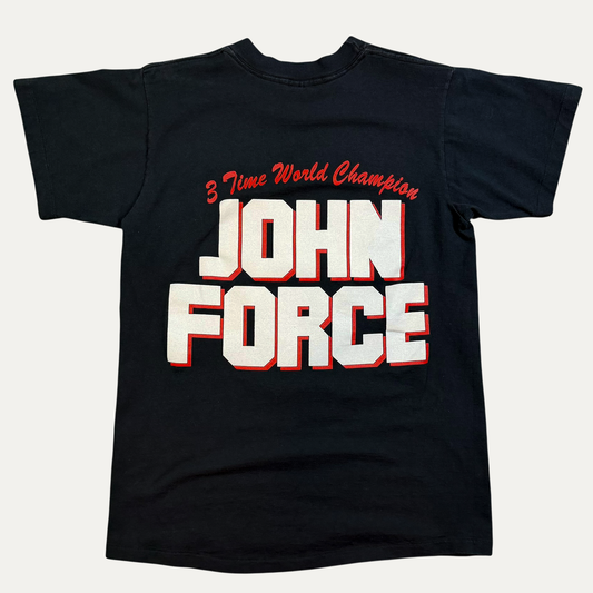 Vintage 90s John Force 3 Time World Champion T-Shirt
