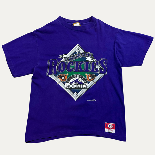 Vintage 90s Nutmeg Colorado Rockies T-Shirt