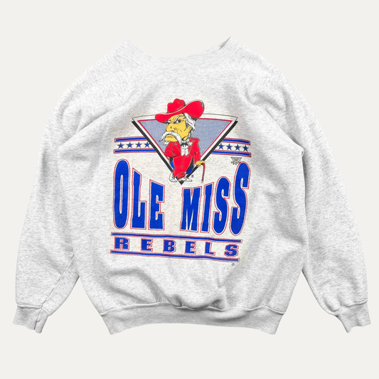 Vintage 90s Ole Miss Rebels Crewneck Sweatshirt