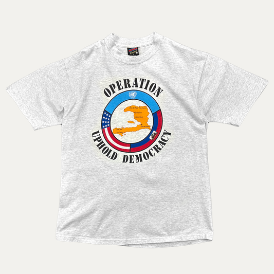Vintage 90s Operation Uphold Democracy T-Shirt