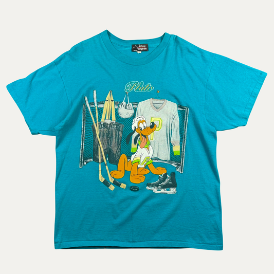 Vintage 90s Disney Originals Pluto Locker Room T-Shirt