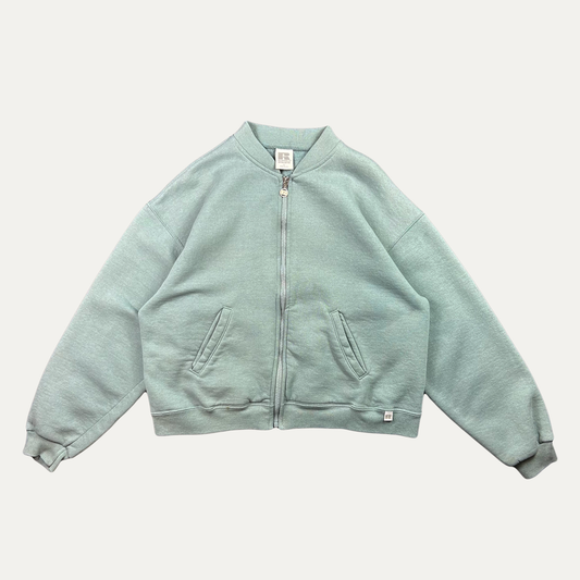 Vintage 90s Russell Blank Zip-Up Jacket