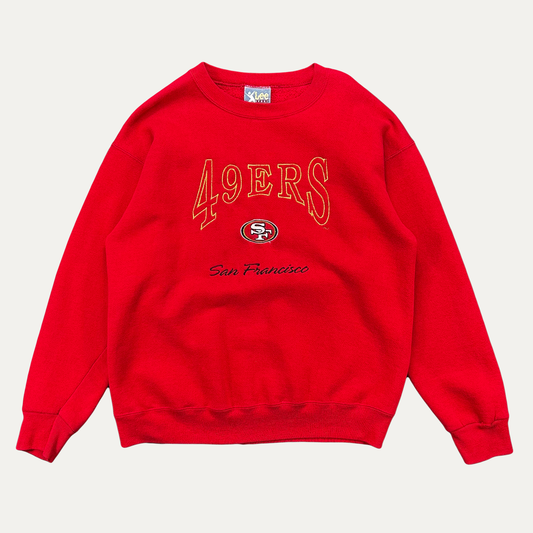 Vintage 90's Lee Sport San Francisco 49ers Embroidered Crewneck Sweatshirt