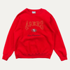Vintage 90's Lee Sport San Francisco 49ers Embroidered Crewneck Sweatshirt